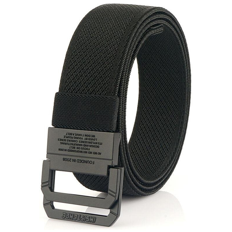 Lifestyle Nylonový opasok s kovovou prackou Hanovre Čierny 65230488