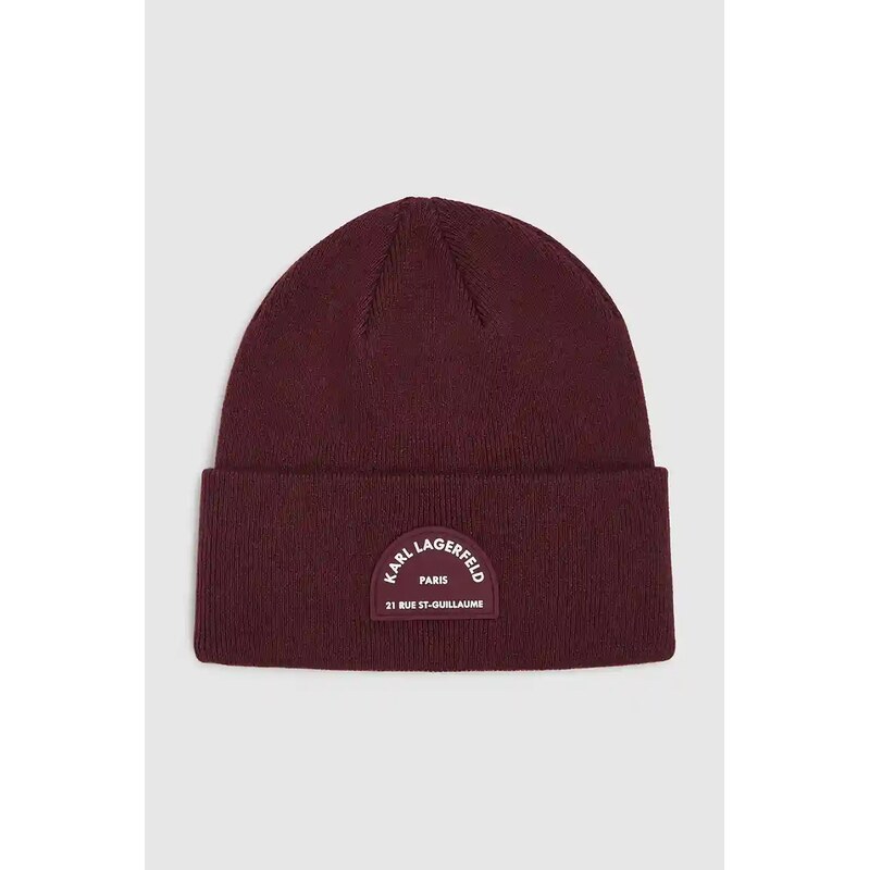 Čiapka s prímesou vlny Karl Lagerfeld K/RSG 65238429