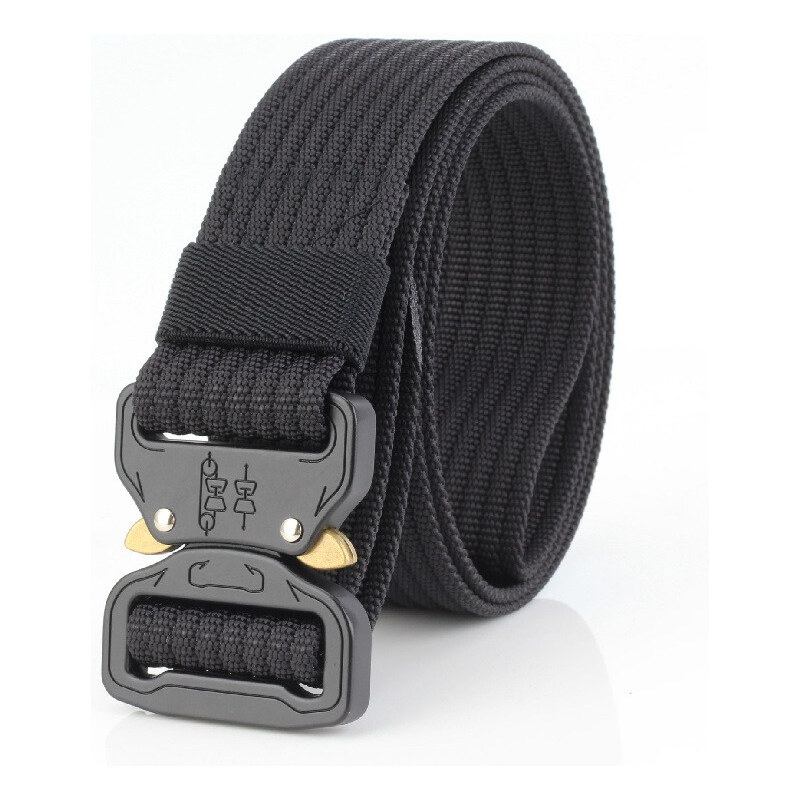 Twins Pánsky plátený opasok Military Junot Čierny 65230522