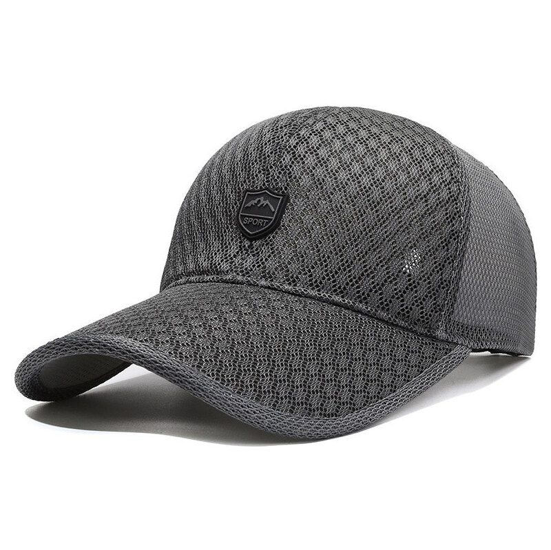 EDIKO Sieťová Pánska ľahká šiltovka Sports Šedá 65230580