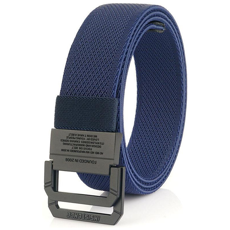 Lifestyle Nylonový opasok s kovovou prackou Hanovre Modrý 65230586