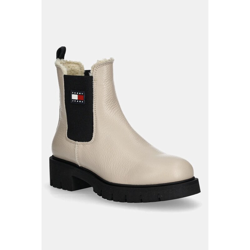 Kožené topánky chelsea Tommy Jeans TJW CHELSEA BOOT WL 65238511