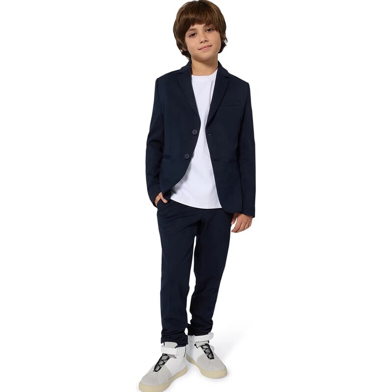 Detské bavlnené tričko BOSS 65238376