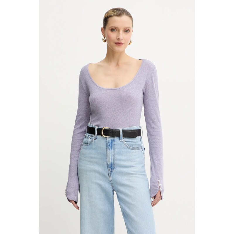 Tričko s dlhým rukávom BOSS Orange C Edeline 66514089