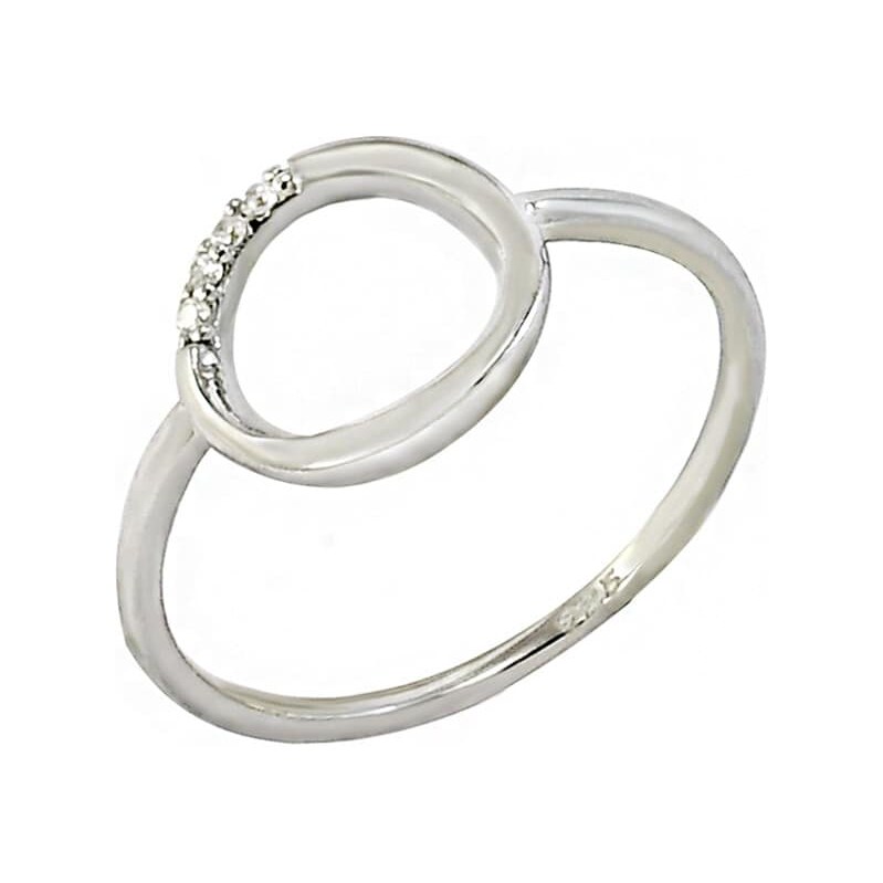 Strieborný prsteň Glare 1033 65235665