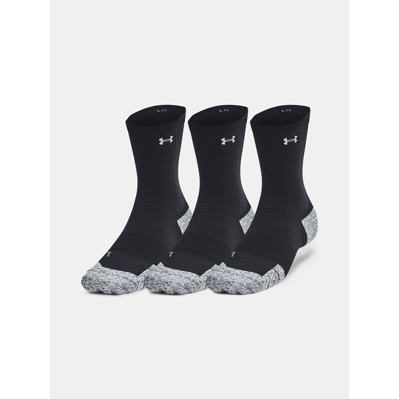 Unisex socks Under Armour UA AD Run Cushion 3pk Crew-BLK - unisex 65278110