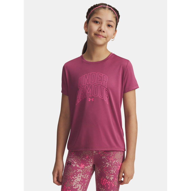 E-shop Girls T-shirt Under Armour Tech Varsity Graphic SS-RED - Girls