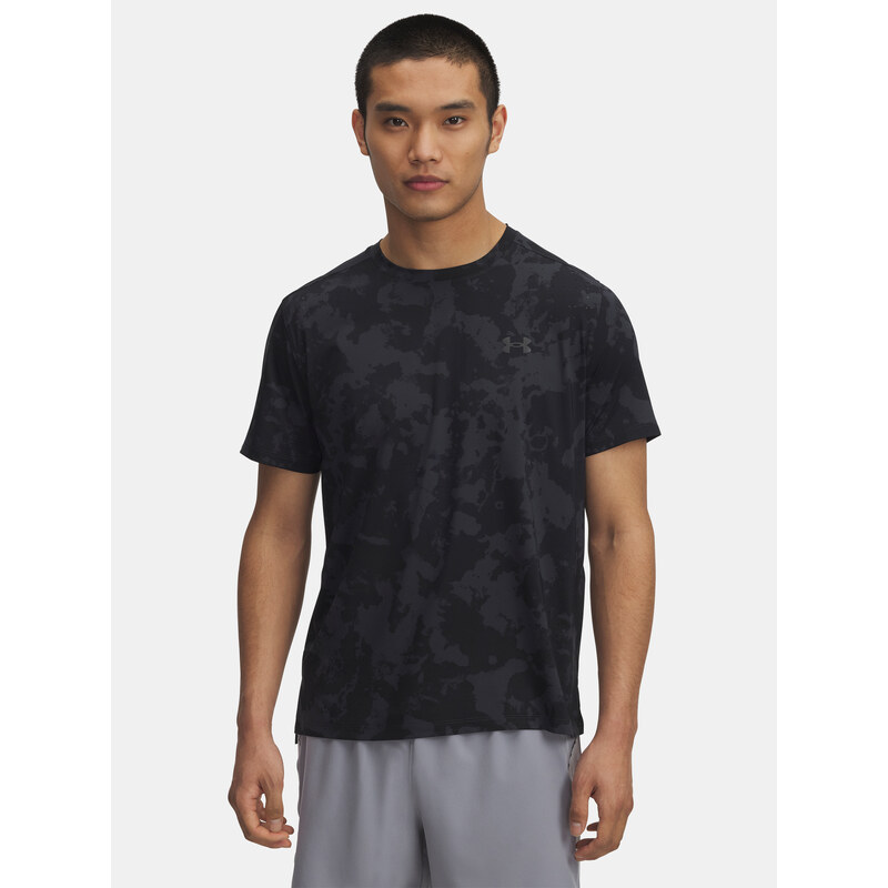 Mens T-shirt Under Armour UA LAUNCH ELITE PRT SS-GRY - Mens 65278197