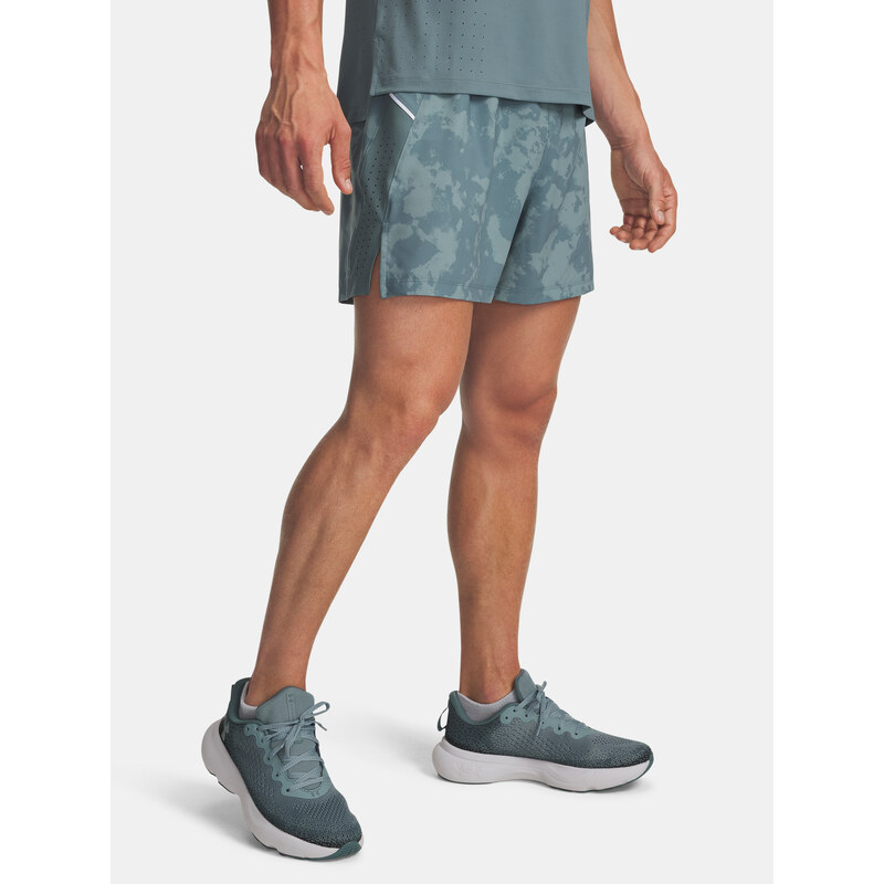 Mens shorts Under Armour Launch Pro 7in Prtd Short-GRN - Mens 65278204