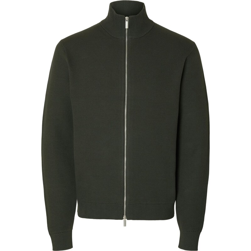 SELECTED Kardigán SLHDane tmavozelená 65237811