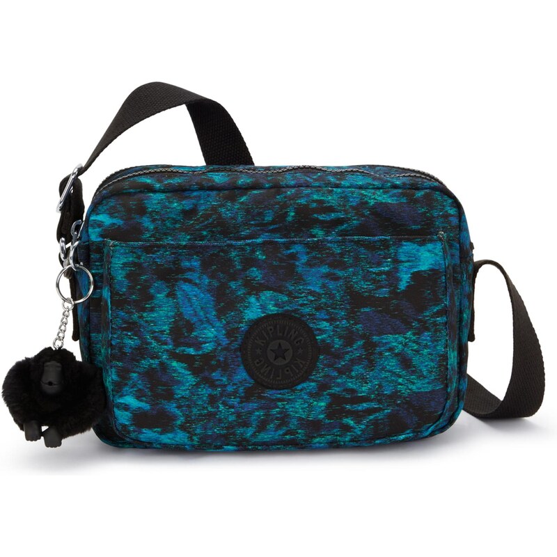 KIPLING Taška cez rameno Abanu M modrá / tyrkysová / čierna 65655491