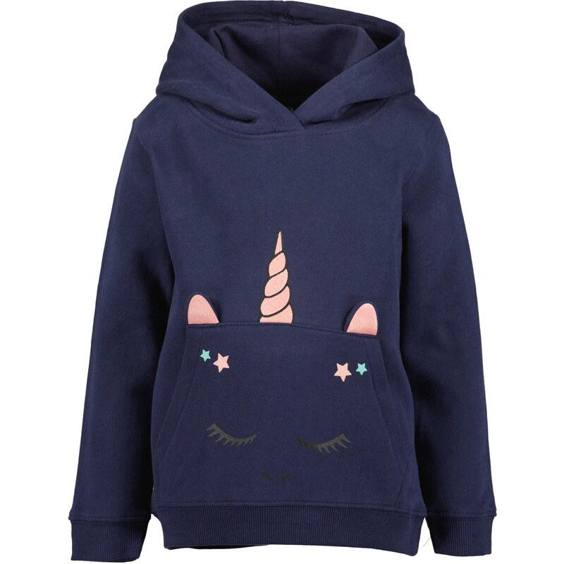 BLUE SEVEN Mikina námornícka modrá / tyrkysová / staroružová / čierna 65887776