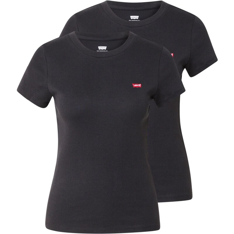 LEVIS Tričko Essential Tee (2-Pack) červená / čierna / biela 65595312