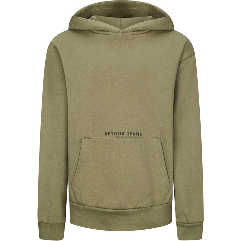 Retour Jeans Mikina Jorrit olivová / tmavozelená 65890807