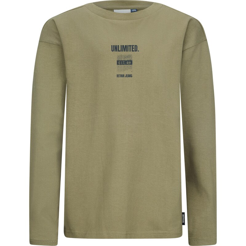 Retour Jeans Tričko Goof olivová 65890808