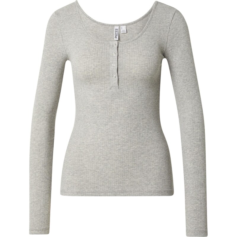 PIECES Tričko PCKitte sivá melírovaná 65253654