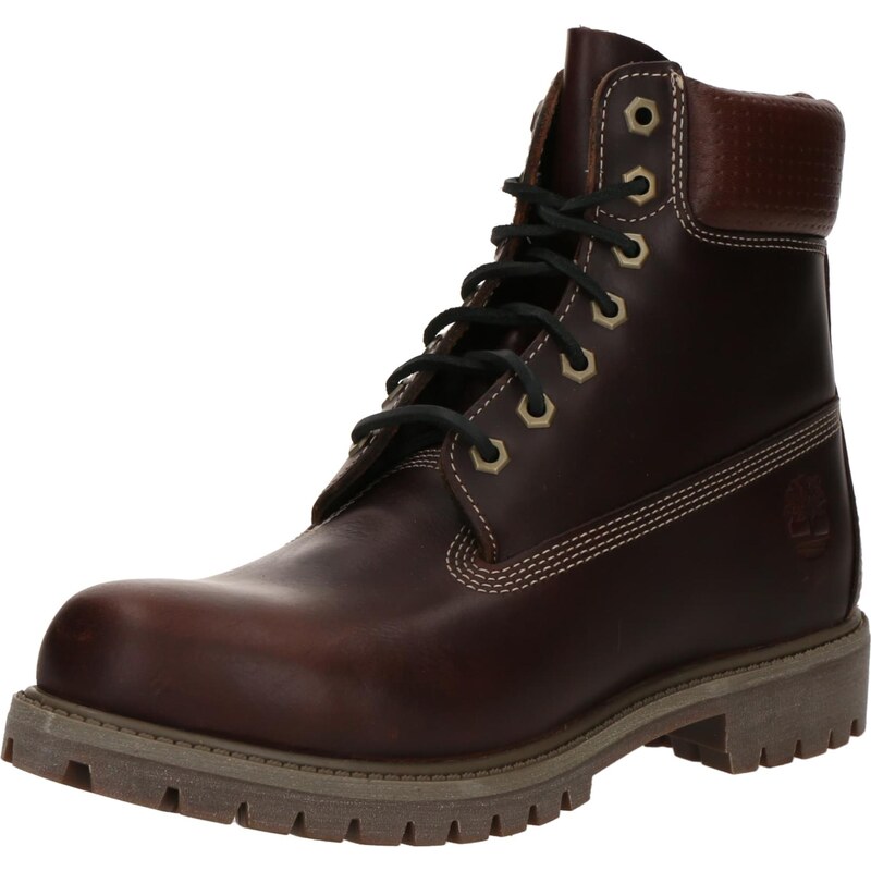 TIMBERLAND Šnurovacie čižmy 6IN Premium tmavohnedá 65237844