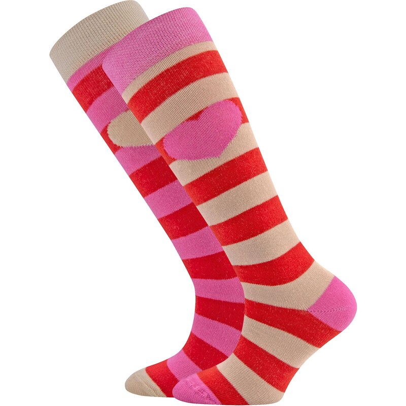 EWERS Ponožky béžová / ružová / červená 65373127