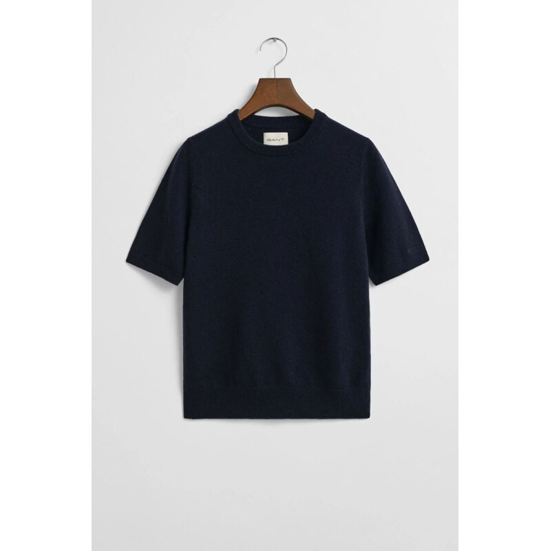 SVETER GANT SUPERFINE LAMBSWOOL SS C-NECK EVENING BLUE 65237295