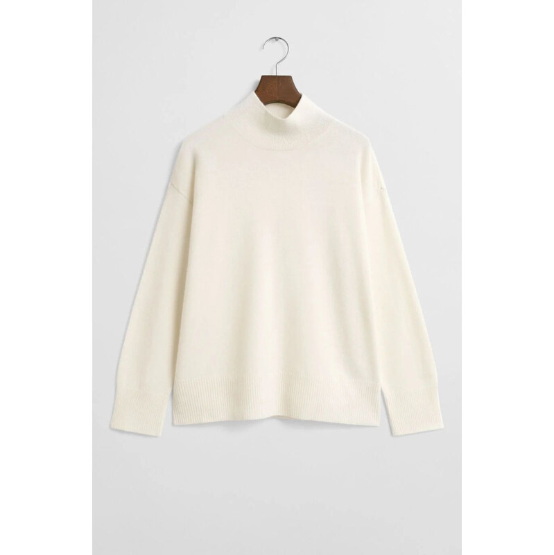 ROLÁK GANT SUPERFINE LAMBSWOOL MOCK NECK CREAM 65237298