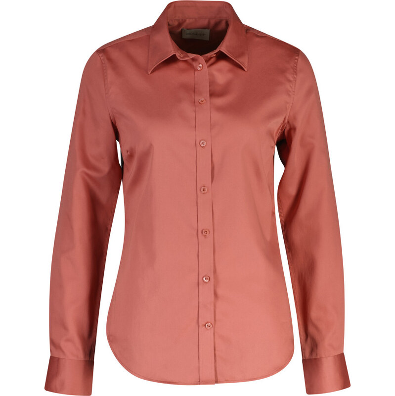 KOŠEĽA GANT SLIM SATEEN SHIRT FADED BRICK 65237288
