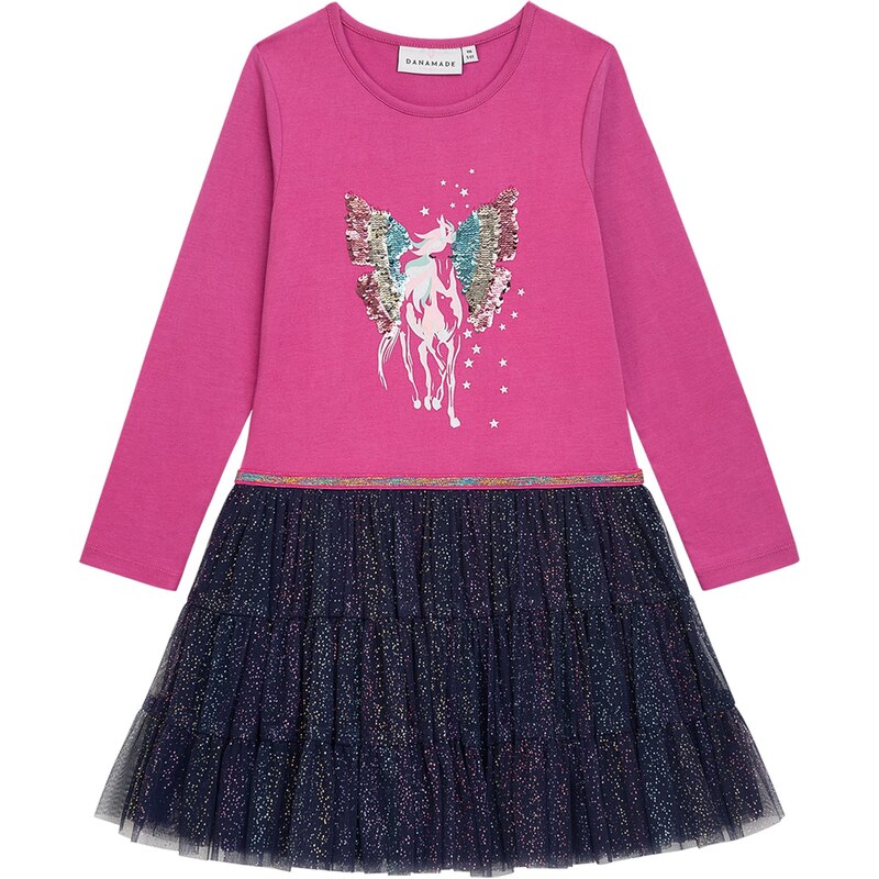 Danamade Šaty modrozelená / tmavomodrá / ružová / ružová 66057149