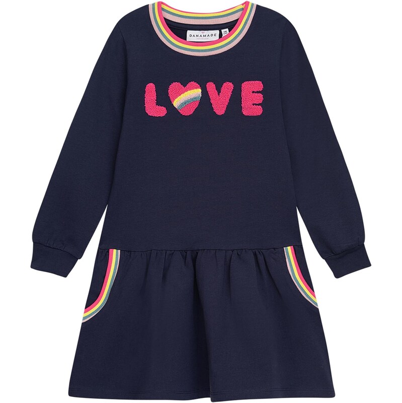 Danamade Šaty námornícka modrá / žltá / ružová / ružová 66057146