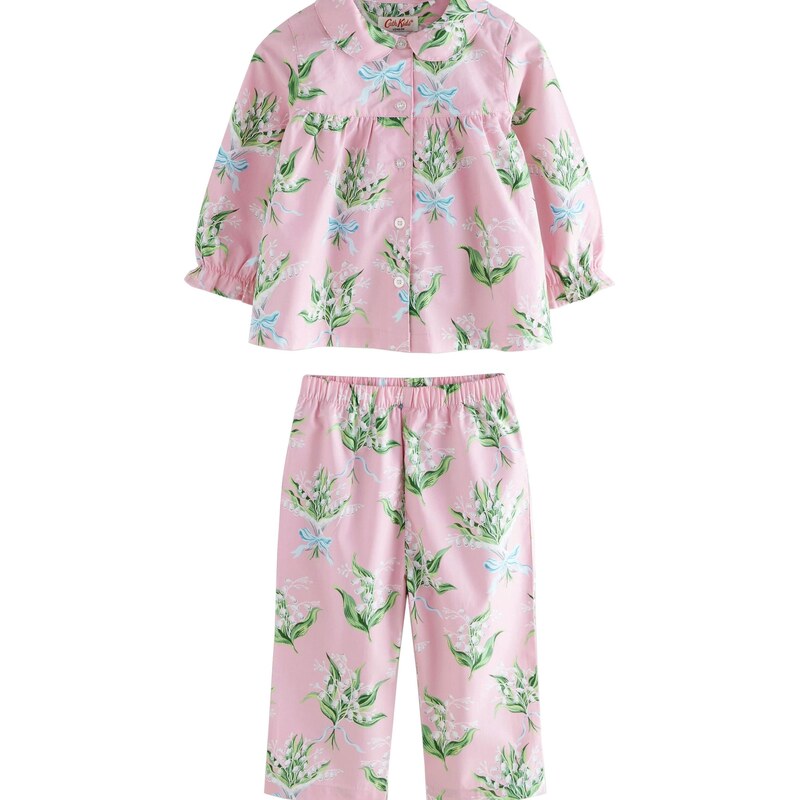 Next Pyžamo Cath Kidston svetlomodrá / zelená / ružová / biela 65877528