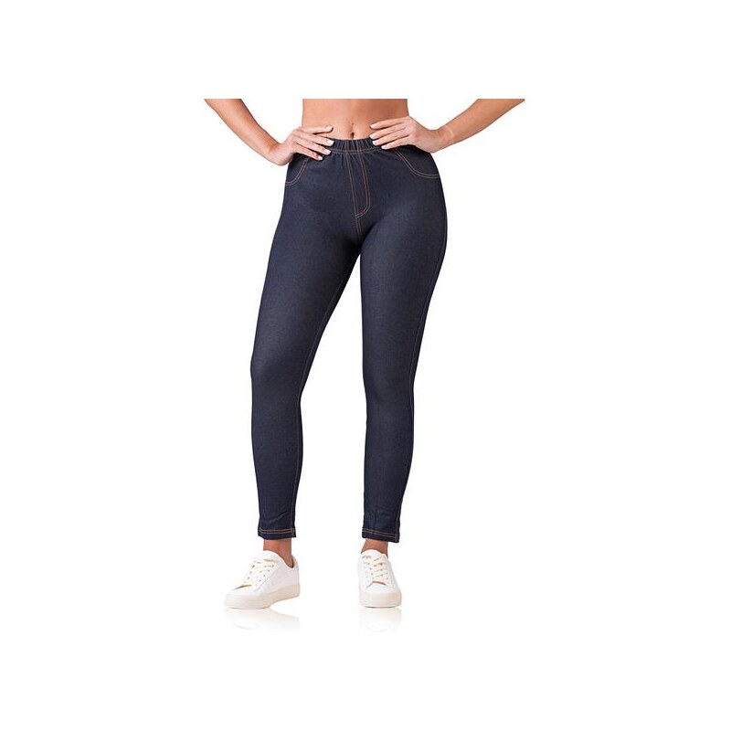 Bellinda RELAX & GO JEANS TREGGINGS - Dámske tregíny - tmavo modrá 65238837