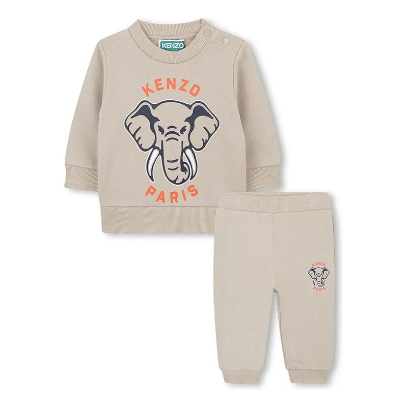 Detská tepláková súprava z bavlny Kenzo Kids 65238498