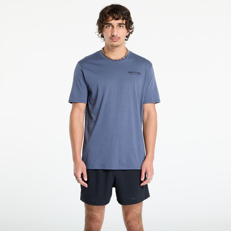 Tričko Under Armour Project Rock Q3 SS Grey L 65240011