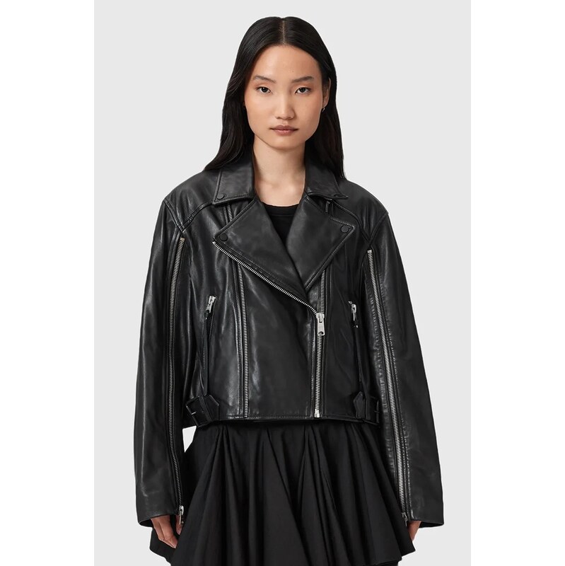 Kožená bunda AllSaints MASONE 65252310