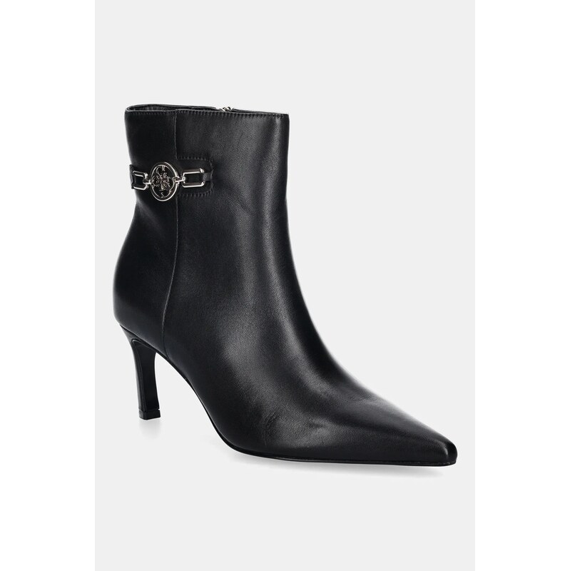 Kožené členkové topánky Guess PAISLIE 65252387