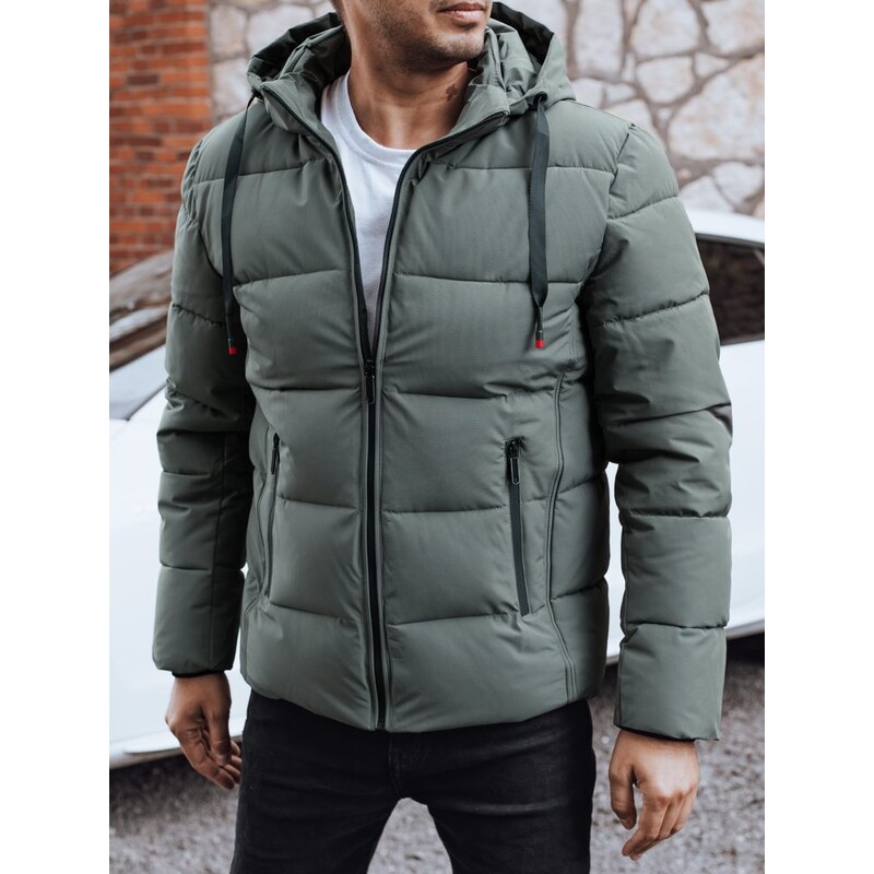 Dstreet Trendy zimná bunda s kapucňou v šedom prevedení 65638767