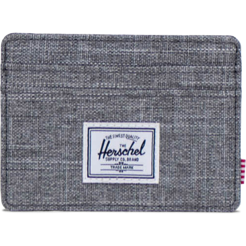 Herschel Charlie Cardholder Raven Crosshatch 65244656