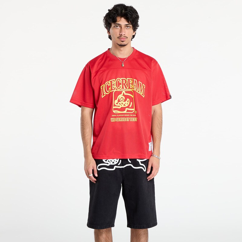 Dres Billionaire Boys Club Icecream Team Football Shirt Red XL 65245053