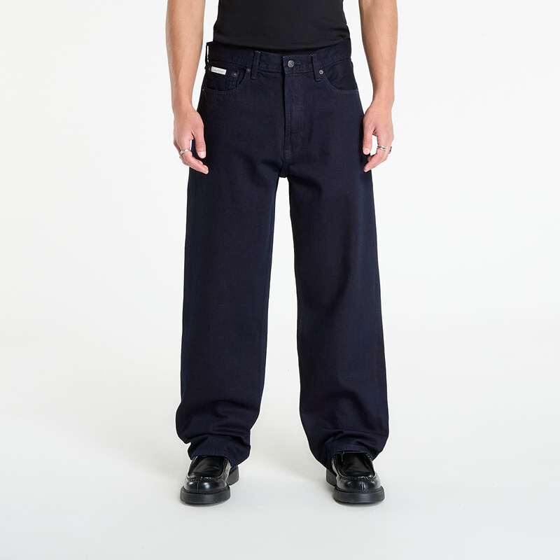 Džínsy Calvin Klein Jeans Baggy Merlot Jeans Black W35/L32 65245002