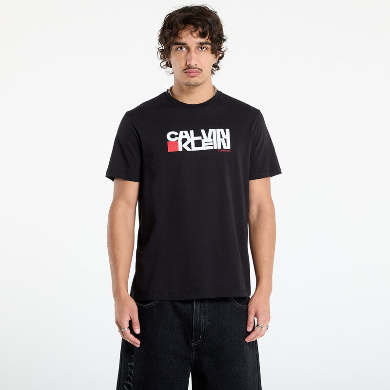 Tričko Calvin Klein Jeans SS Redbox Graphic Tee Black M 65245035
