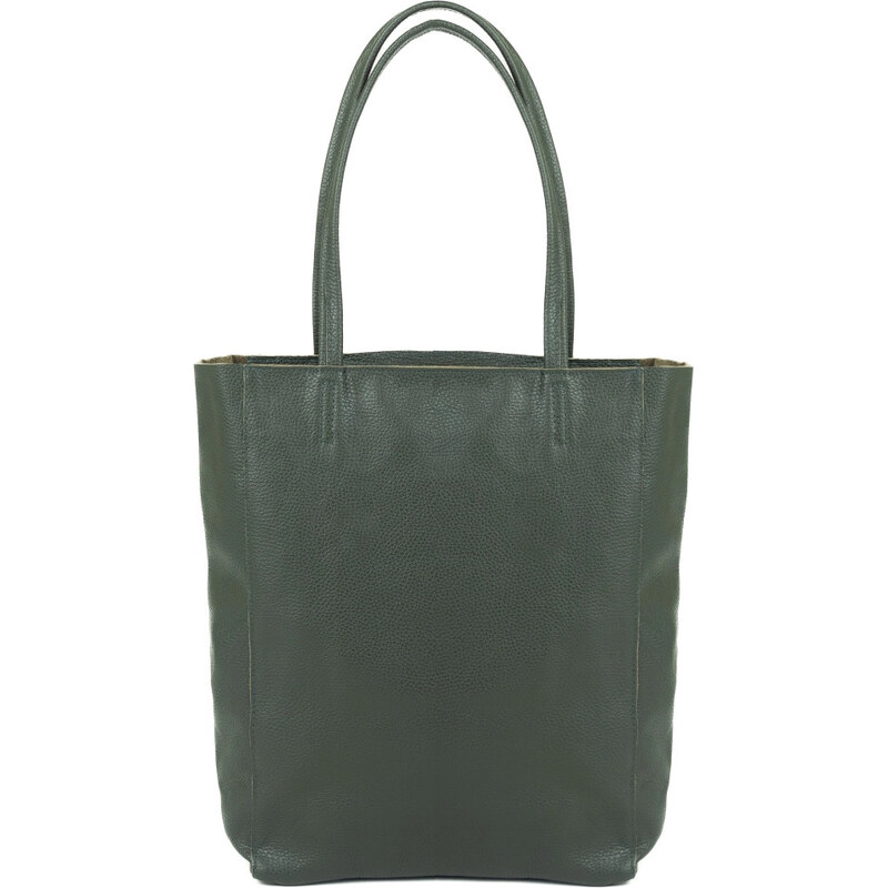 SEGALI Dámska kožená kabelka Hobo Adele Green 66591098