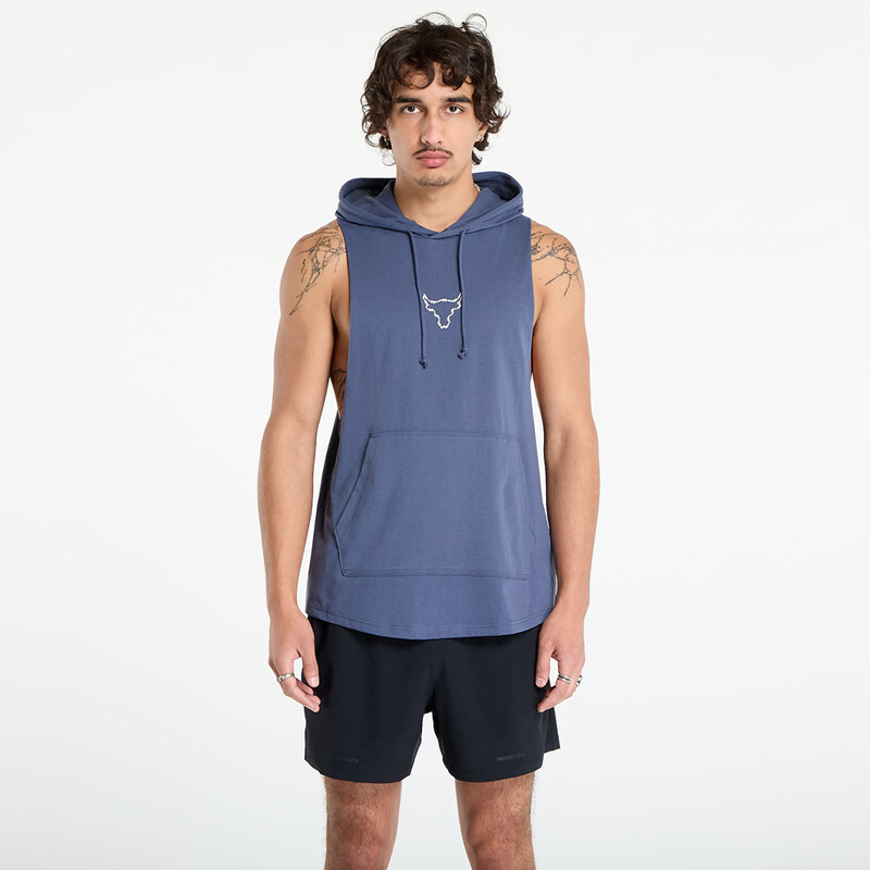 Tričko Under Armour Project Rock Q3PO SL Hoodie Grey S 65245025