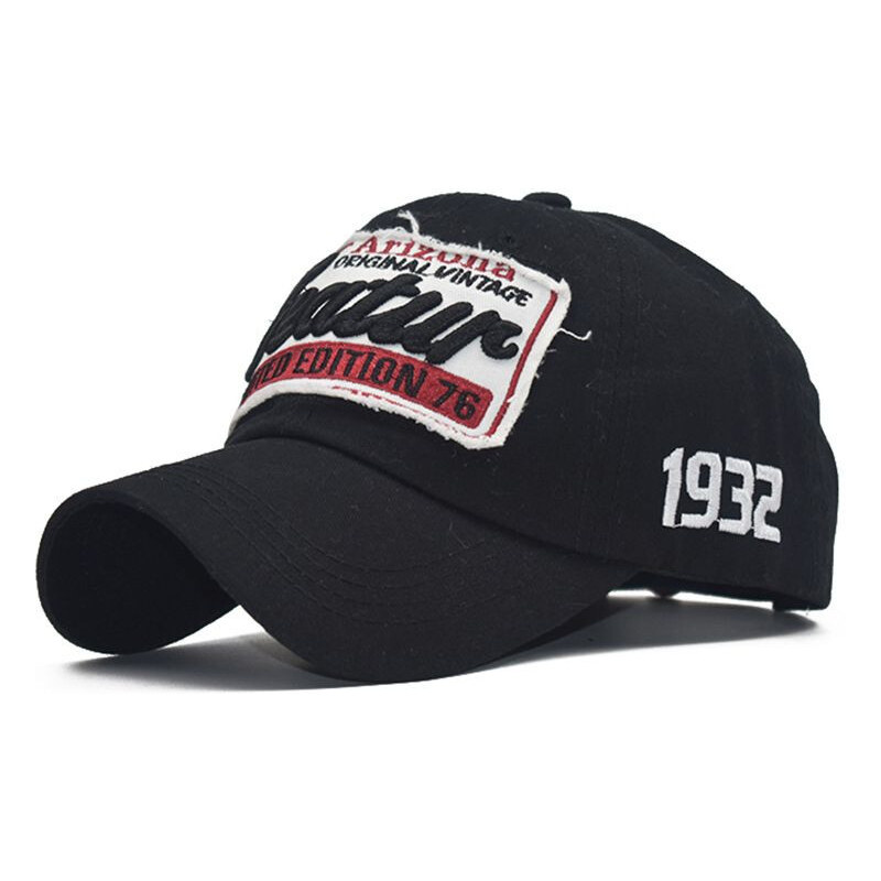 EDIKO Čiapka so šiltom Bavlnená Šiltovka Featur Čierna 65227450