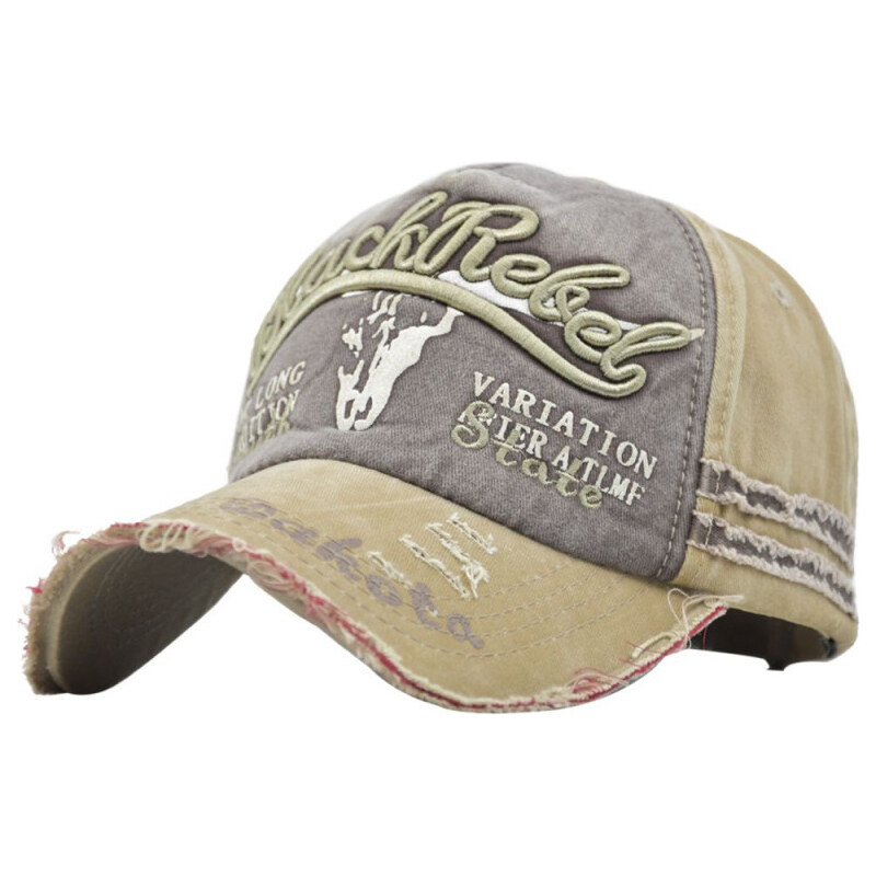 EDIKO Bavlnená Šiltovka Blackrebel Dakota Hnedá 65229330