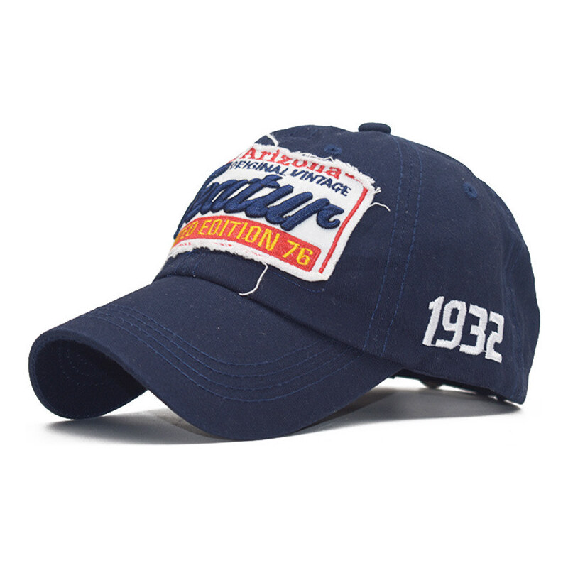 EDIKO Čiapka so šiltom Bavlnená Šiltovka Featur Modrá 65230176