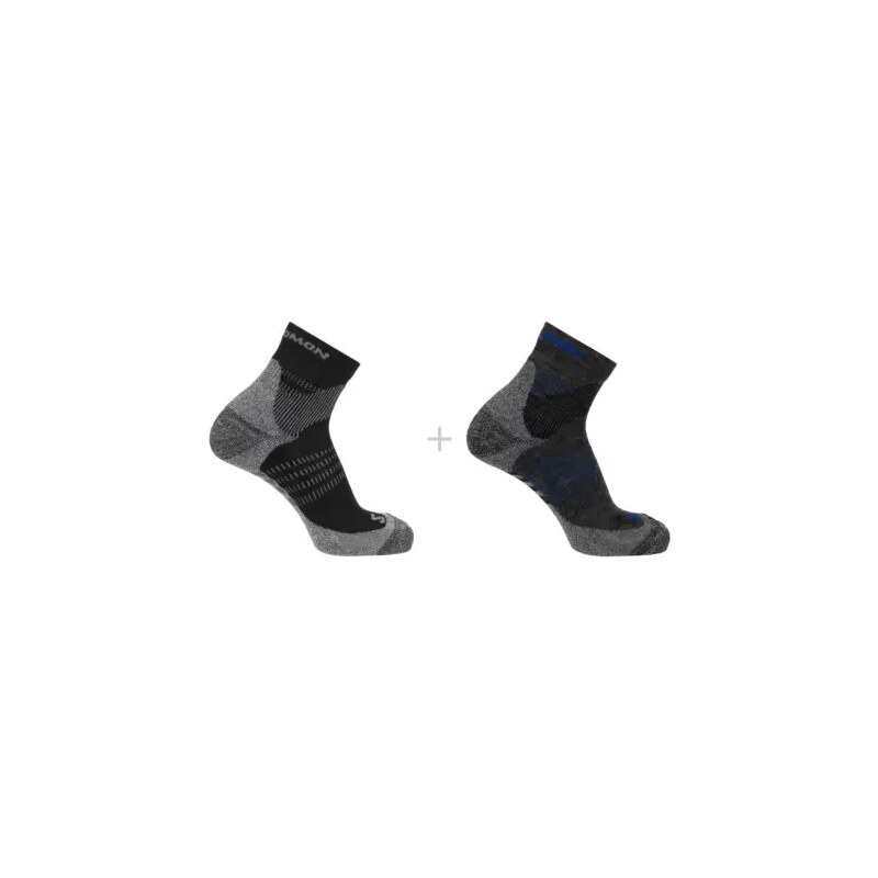 E-shop Salomon X Ultra Access Quarter 2 ponožky Anthracite /Black vel.