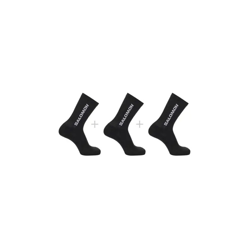 E-shop Salomon Everyday Crew 3-Pack Black/Black/Black vel. 45-47