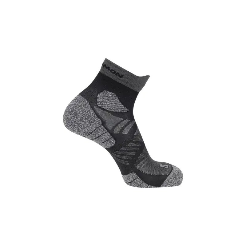 E-shop Salomon Aero Ankle bežecké ponožky Black/Castelrock vel. 36-38
