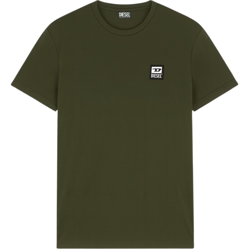 DIESEL Logo Green tričko 65160227