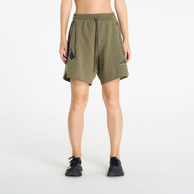 adidas Performance Šortky adidas Basketball Spacer Shorts UNISEX Olive 65135660