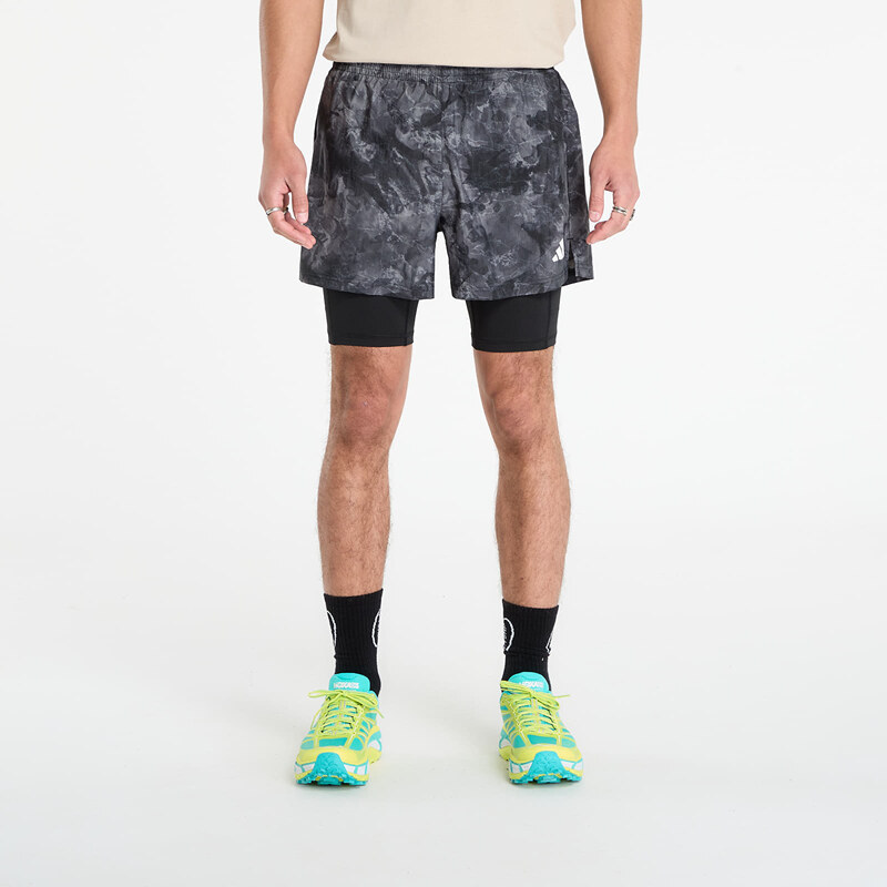 adidas Performance Šortky adidas Own The Run Spray Dye 2-In-1 Short 65247205