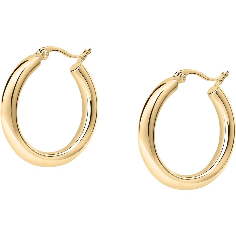 La Petite Story Pozlátené minimalistické kruhy z ocele LPS01AYQ113 66585183